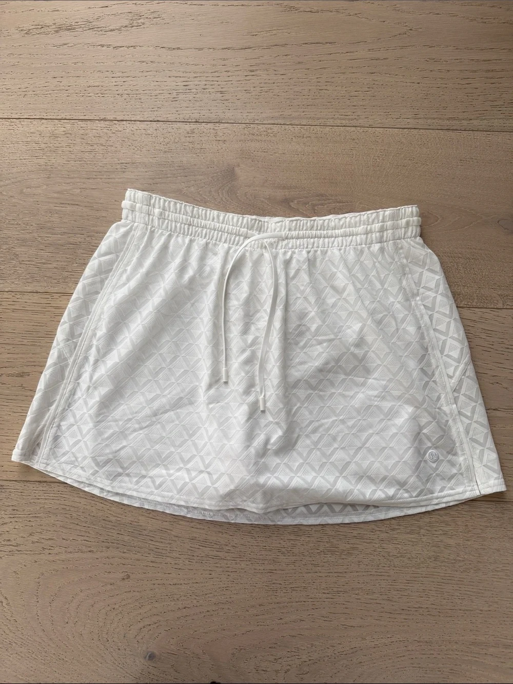 lululemon athletica White Diamond-Texture Mini Skirt